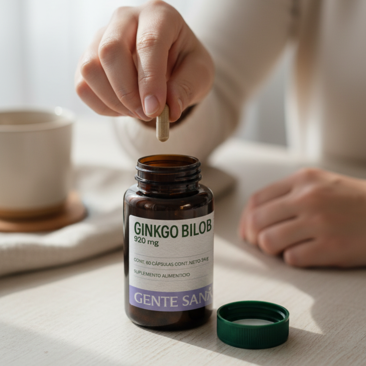 Ginkgo Biloba 560 mg 60 capsulas