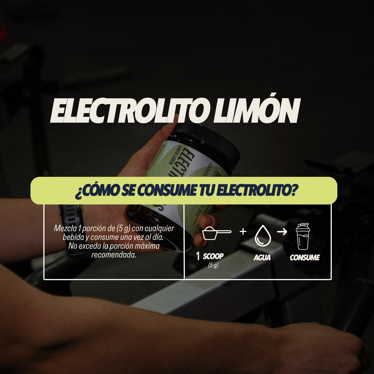 ELECTROLITO LIMÓN + CREATINA