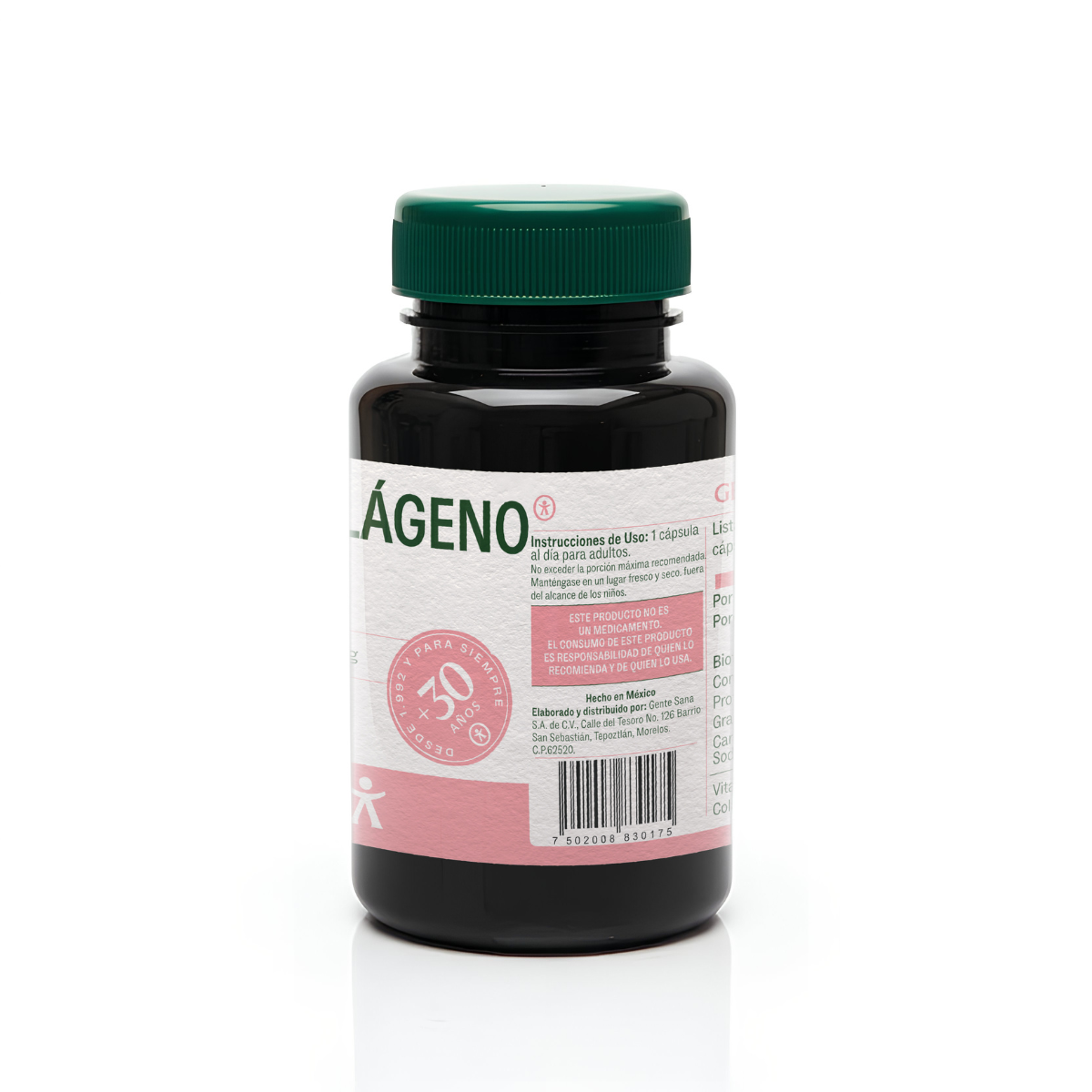 Biotina con  Colágeno 600 mg 60 cápsulas