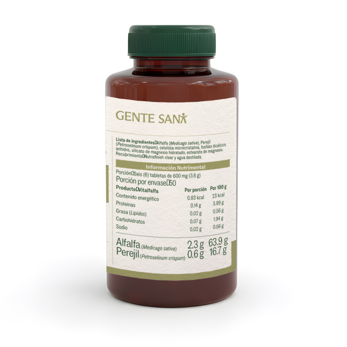 Vitalfalfa de 600 mg 300 tabletas