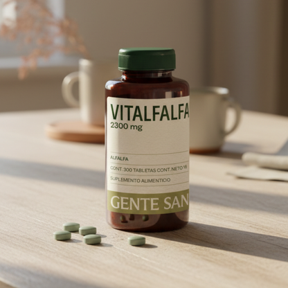 Vitalfalfa de 600 mg 300 tabletas