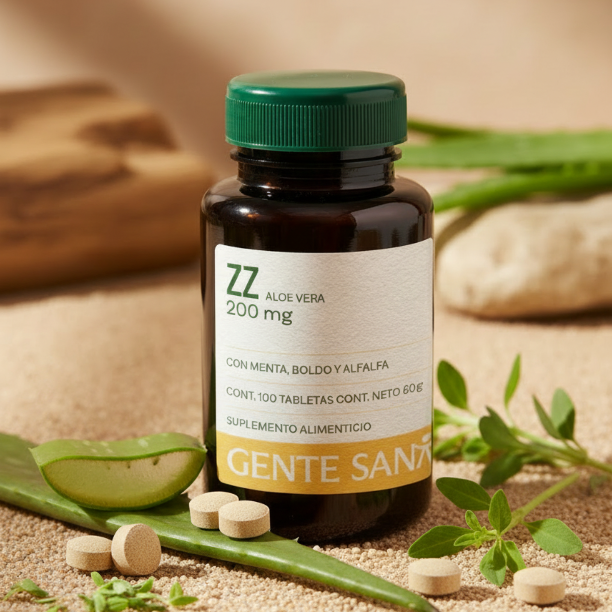 ZZ Sabila 600 mg 100 tabletas