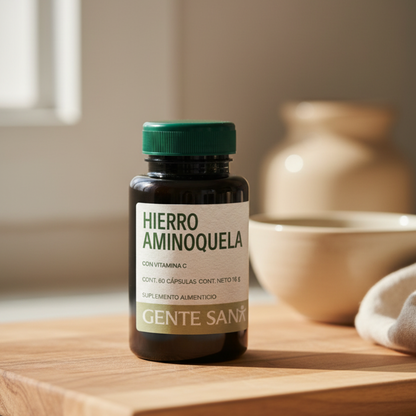 Hierro Aminoquelado 270 mg 60 cápsulas