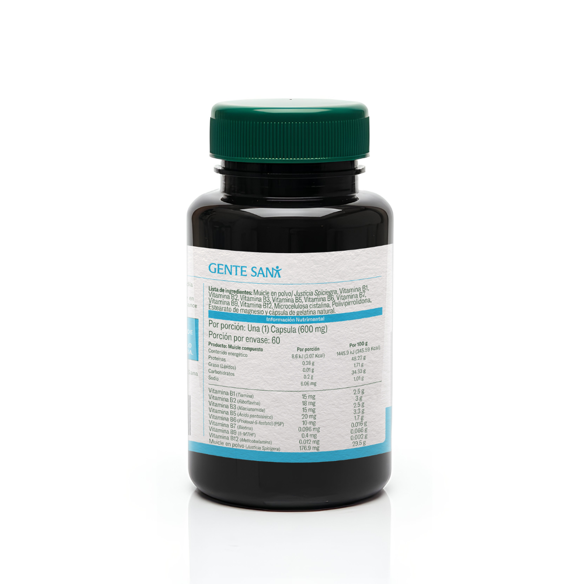 Muicle Compuesto 600 mg 60 cápsulas