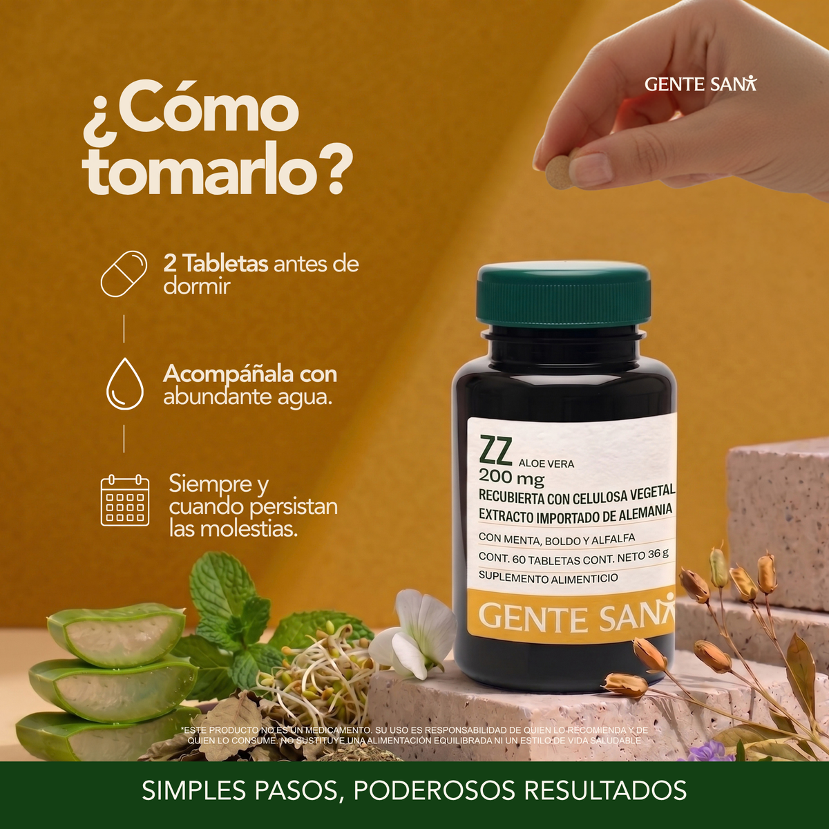 ZZ ALEMANA Sabila 600 mg 60 tabletas