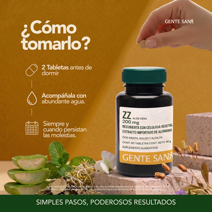 ZZ ALEMANA Sabila 600 mg 60 tabletas