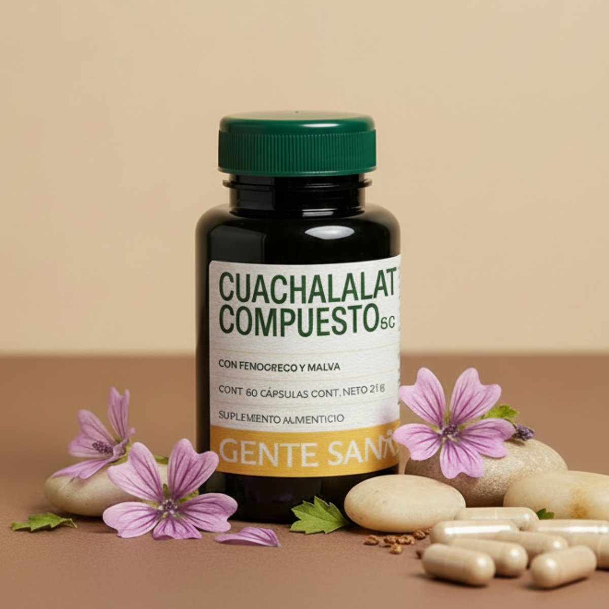 Cuachalalate Compuesto 350 mg 60 cápsulas