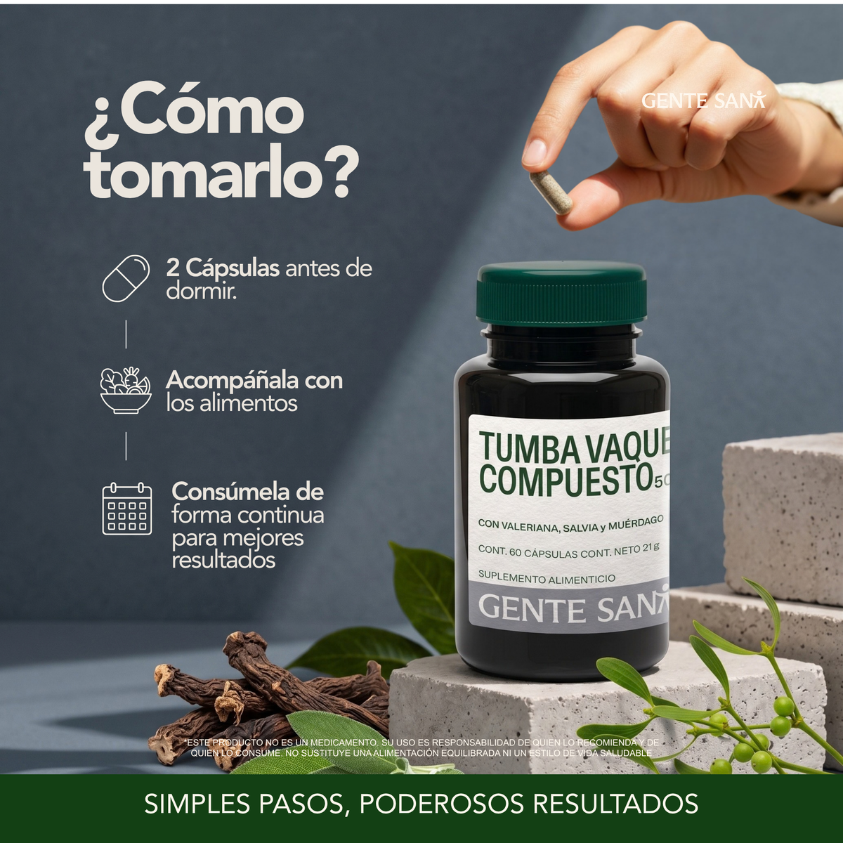 Tumba Vaquero C. 350 mg 60 cápsulas