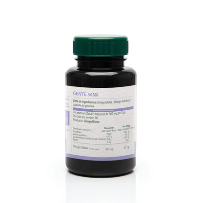 Ginkgo Biloba 560 mg 60 capsulas