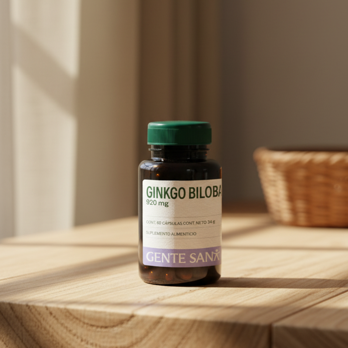 Ginkgo Biloba 560 mg 60 capsulas