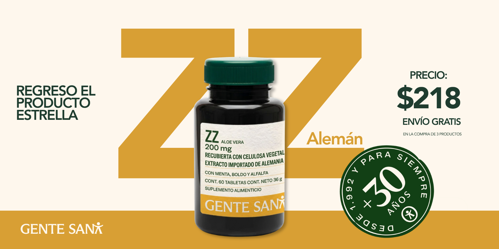 Productos naturales de Gente Sana