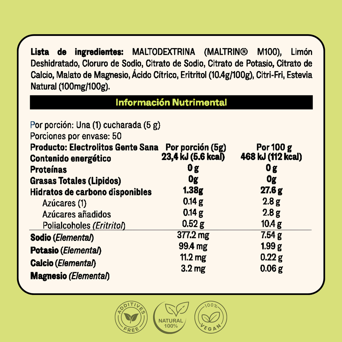 ELECTROLITO LIMÓN + CREATINA