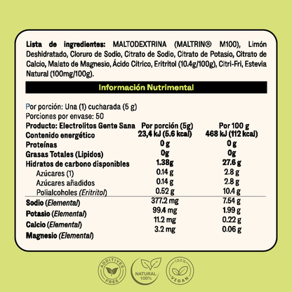 ELECTROLITO LIMÓN + CREATINA