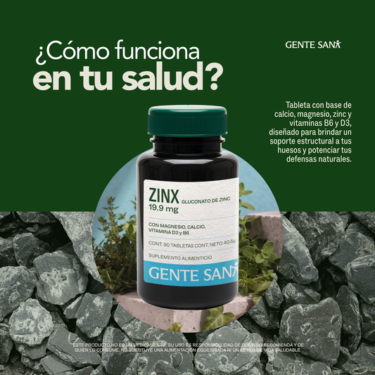 Zinx 450 mg 90 tabletas